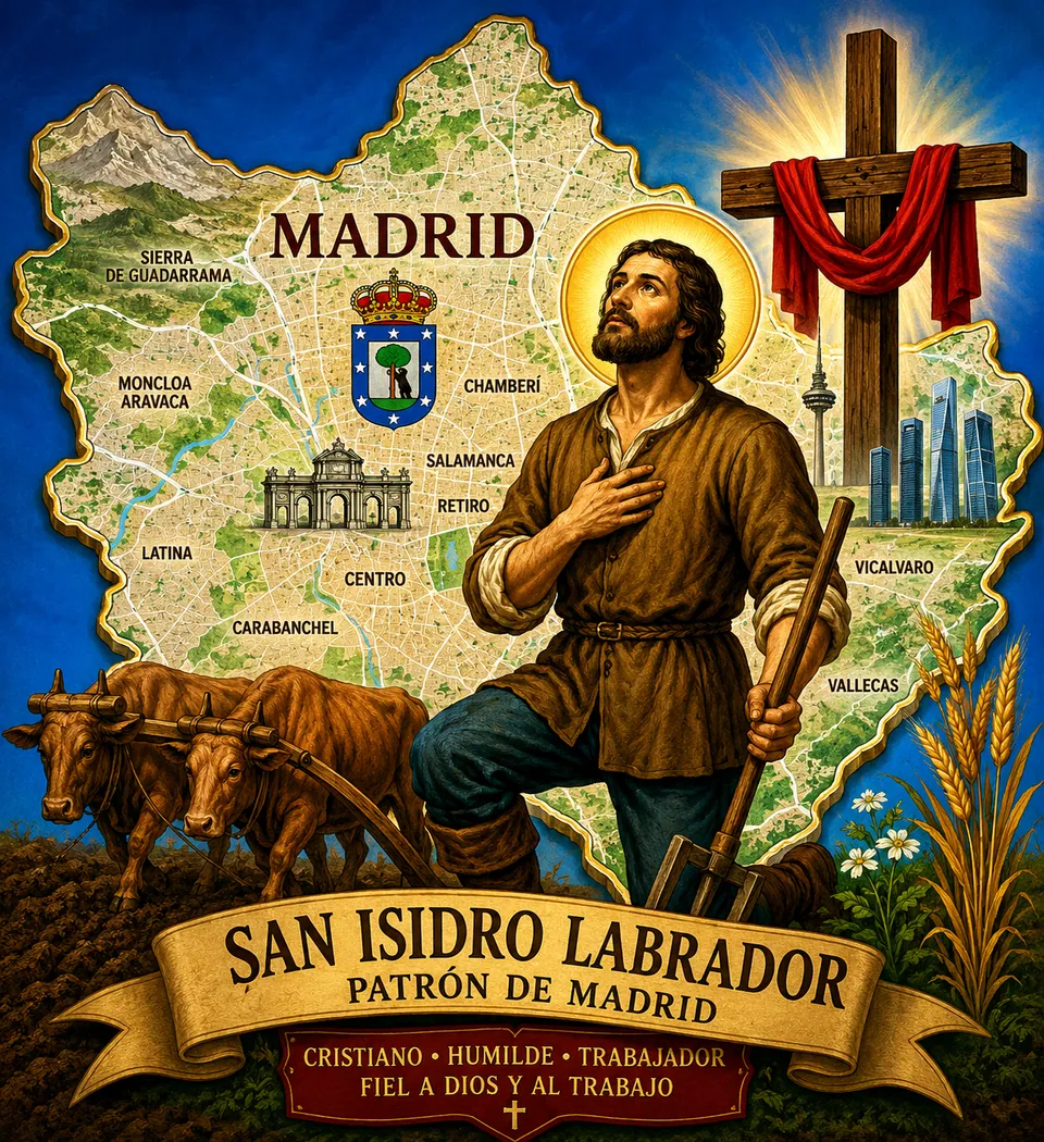 San Isidro Labrador. De Madrid a las Navas de Tolosa
