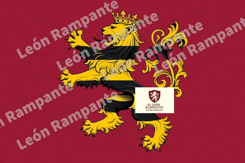 Bandera León Rampante