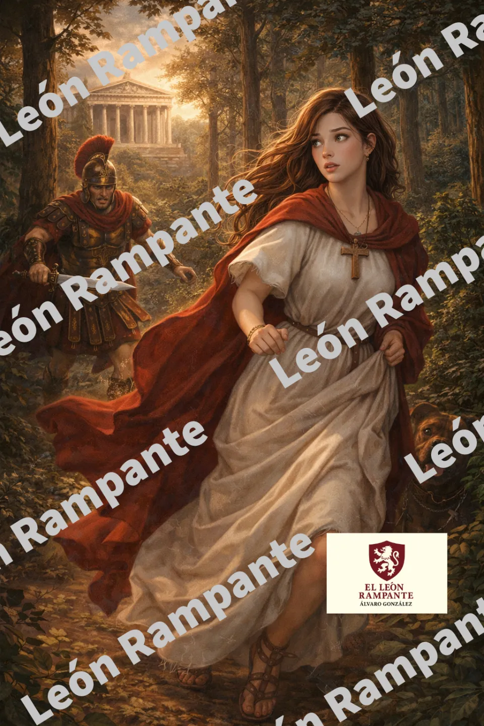 Lámina Persecución de Santa Quiteria
